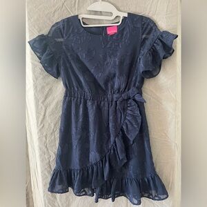 🌺EUC🌺Lilly Pulitzer Girls Navy Dress